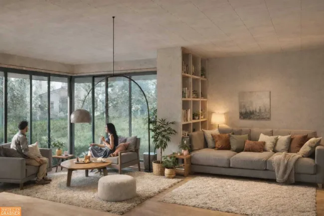 Exklusives Wohnen mit großem Garten – 3-Zimmer-Wohnung in Pinsdorf bei Gmunden - Bild