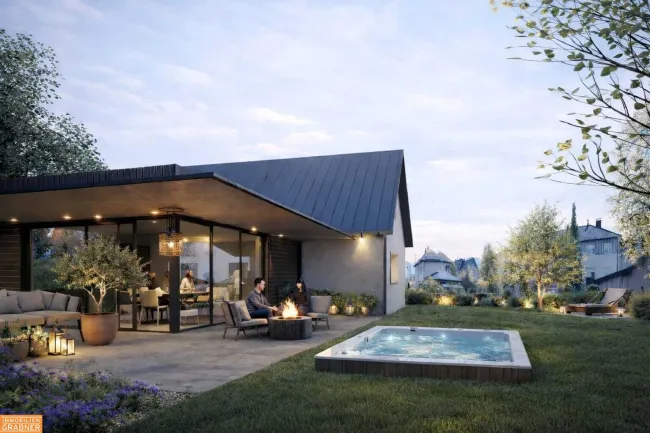 Exklusives Wohnen mit großem Garten – 3-Zimmer-Wohnung in Pinsdorf bei Gmunden - Titelbild
