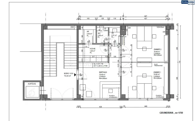Attraktive Büro- und Lagerkombination in Wien Inzersdorf | 70 m² Büro- & 103 m² Lagerfläche in Top-Lage | inkl. 1 Stellplatz - Bild