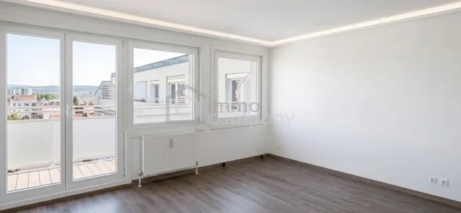Vollsanierte 4-Zimmer-Wohnung mit 27 qm Südwest-Terrasse nahe Wienerberg City - Bild