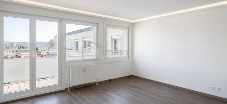 Vollsanierte 4-Zimmer-Wohnung mit 27 qm Südwest-Terrasse nahe Wienerberg City - Bild
