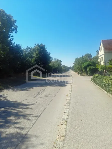 Blick in die Straße_Grundstücke links