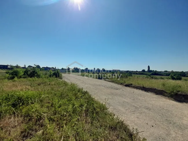 Blick von der Stichstraße Richtung Osten