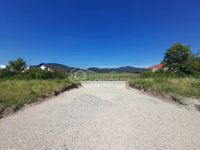 Blick von der Stichstraße Richtung Westen