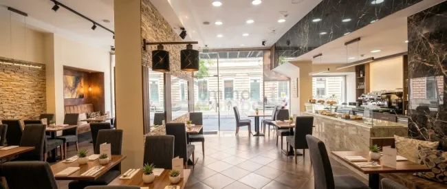 Thaliastrasse ! Gastronomiefläche 240m² mit Bar, Terrasse & Schanigarten - Titelbild