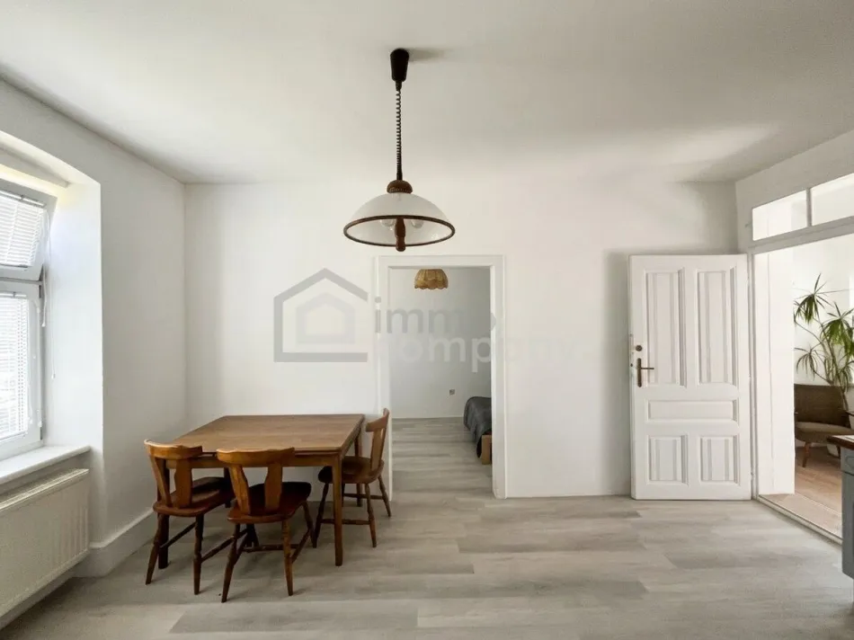 Wohnküche Blick Wohnzimmer