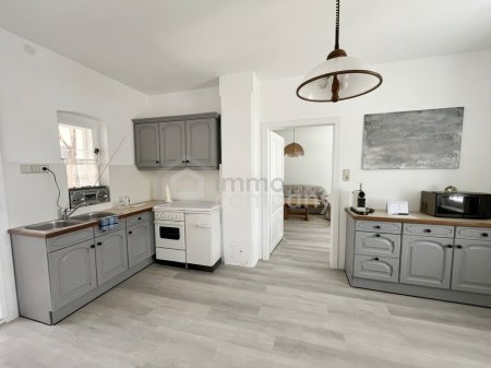 Wohnküche Blick Wohnzimmer