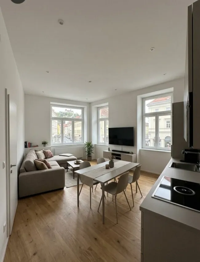 *2-Zimmerwohnung inkl. Küche möbliert im 1.OG am Lendplatz* - Titelbild