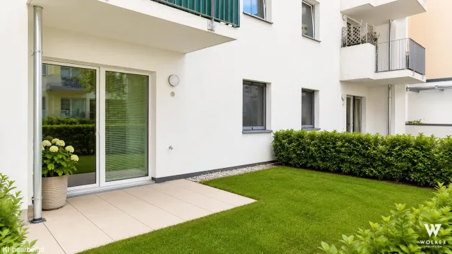 GARTENTRAUM IM SONNWENDVIERTEL: 2-Zimmer-Gartenwohnung mit ca. 43 m² Freifläche I barrierefrei I Baujahr 2019 I Westausrichtung - Titelbild