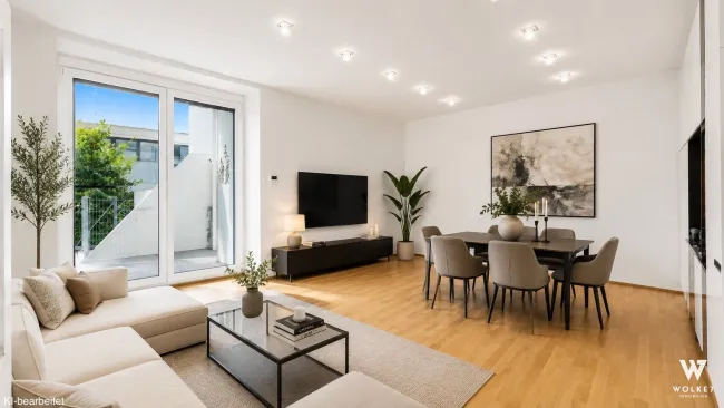 TOP LAGE: 3-Zimmer-Wohnung mit ca. 52 m² Freifläche I Garagenstellplatz I Nahe Mariahilfer Straße & U3 Neubaugasse - Titelbild