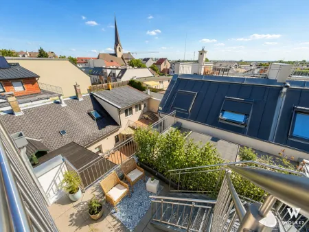 +++ Exklusive 4 - Zimmer Dachgeschoss-Maisonette Wohnung mit zwei Terrassen I Klimaanlagen I Lift +++