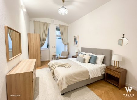 Moderne 2-Zimmer-Altbauwohnung mit Terrasse im ruhigen Innenhof | Gesamte Wohnung hofseitig ausgerichtet