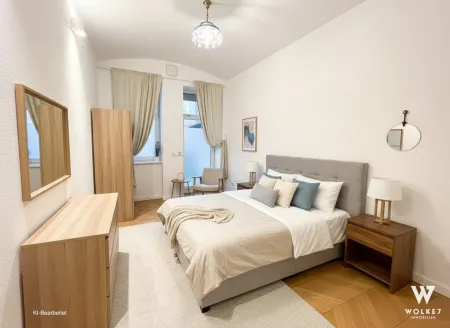 Moderne 2-Zimmer-Altbauwohnung mit Terrasse im ruhigen Innenhof | Gesamte Wohnung hofseitig ausgerichtet