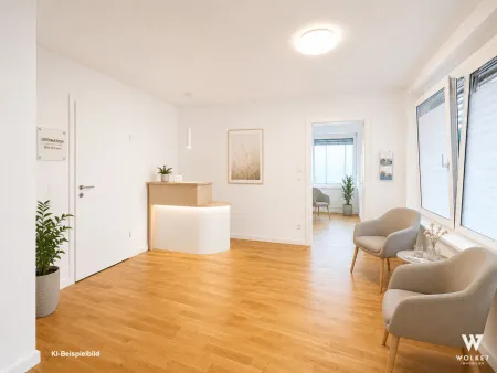 Helle Ordinationsfläche / Geschäftsräumlichkeit im Erdgeschoss – modern & effizient | U6 Alser Straße | St. Anna Kinderspital