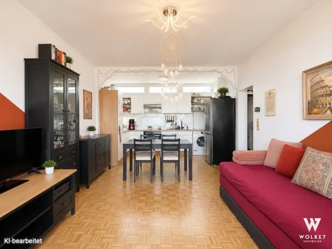 Helle 2-Zimmerwohnung zentral in Deutsch-Wagram: | Neubau | Südöstliche Loggia mit Weitblick | Stellplatz | Sehr guter Zustand & Sofort bezugsbereit - Bild