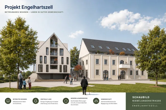 Betreubares Wohnen in einzigartiger Donaulage – Projektübernahme oder Beteiligung in Engelhartszell - Titelbild