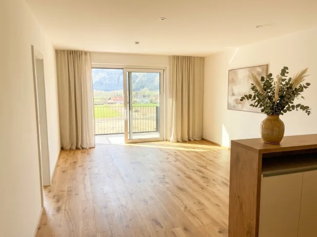 Moderne Wohnung mit ländlicher Lebensqualität - Titelbild