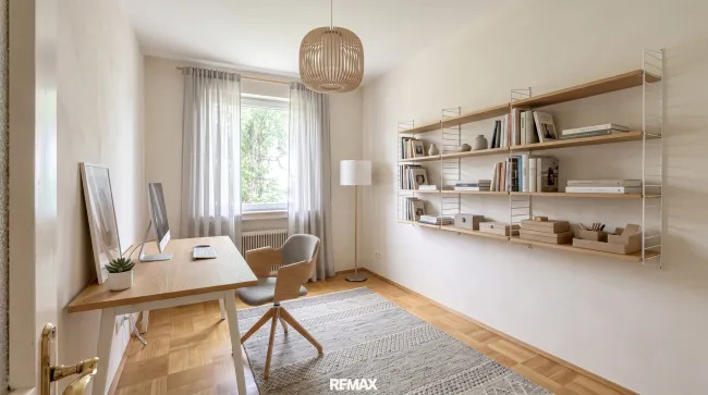 Zimmer Darstellung als Arbeitszimmer visualisiert