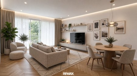 Wohnzimmer mit Loggia _ Einrichtungsbeispiel
