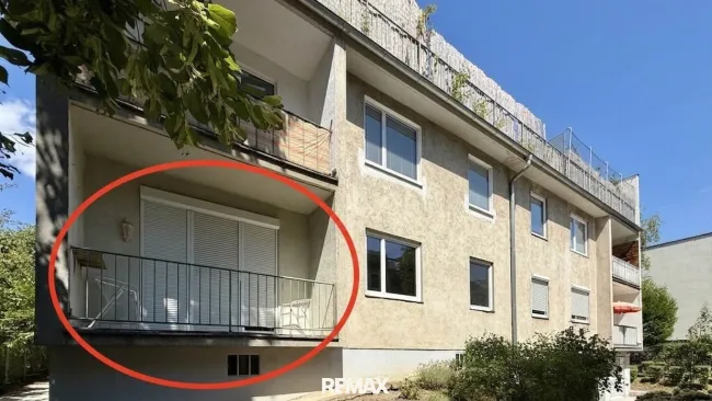 Loggia Süden ausgerichtet