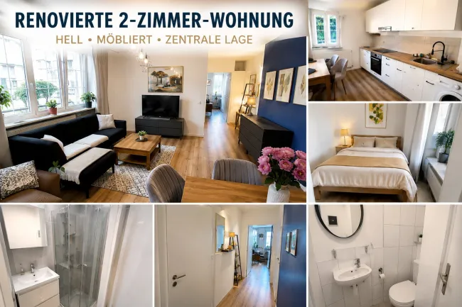 Helle 2-Zimmer-Wohnung neu saniert | Zentrale Lage Graz - Titelbild