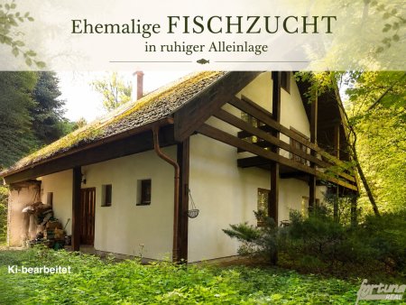 Natur, Wasser & Potenzial – Ehemalige FISCHZUCHT in ruhiger Alleinlage