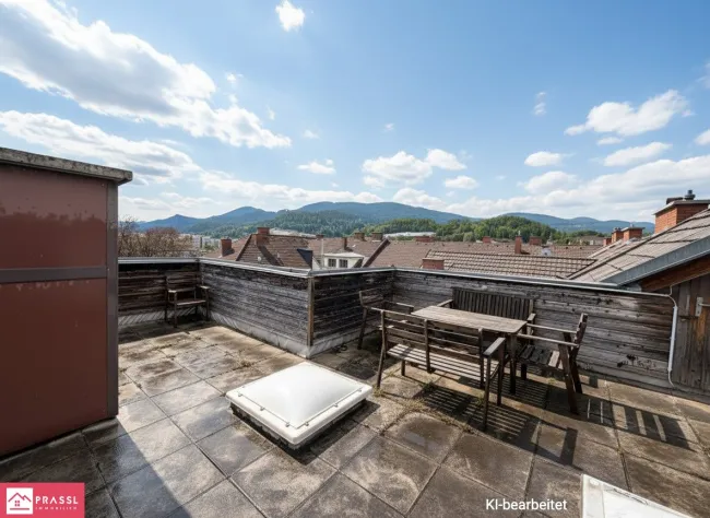 Dachgeschoss - Terrasse zur Mitbenutzung