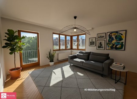 Wohnzimmer mit Möblierungsvorschlag