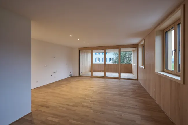 NEUBAU 3-Zimmer-Wohnung mit Terrasse und traumhaftem Sonnenuntergang in Lingenau zum Kauf - Bild
