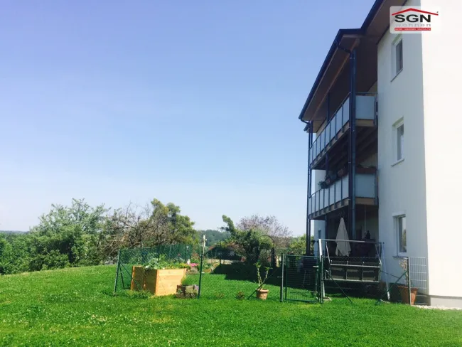 Wohnen im Luftkurort Gallspach - 3 Zimmer Wohnung mit traumhaften Balkon + Stundungsvariante+ Befristungsabschlag Laufzeit 5 Jahre - Bild
