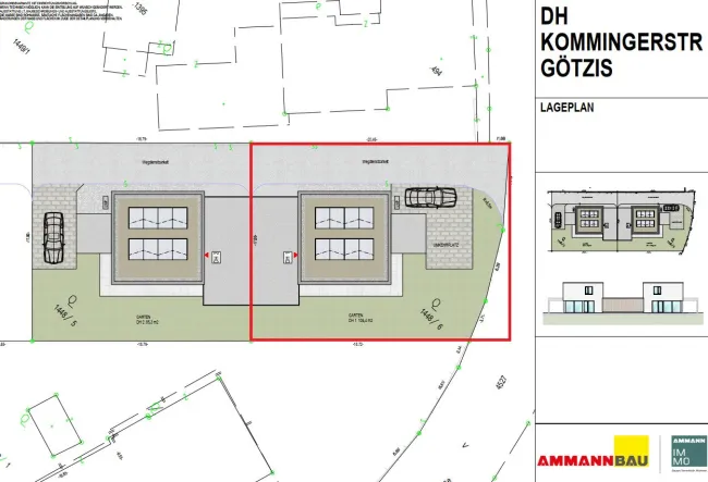 Projekt Kompakt Daheim² - modernes Doppelhaus mit Garten in top Lage von Götzis - DH1 - Bild