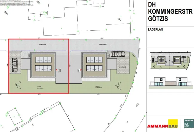 Projekt Kompakt Daheim² - modernes Doppelhaus mit Garten in top Lage von Götzis - DH2 - Bild