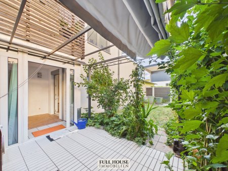 Stilvolle 2-Zimmer-Gartenwohnung mit Terrasse, Wintergarten und Parkplatz in zentraler Bestlage von Villach