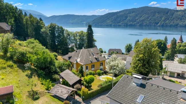 Blick nach Süden über den See