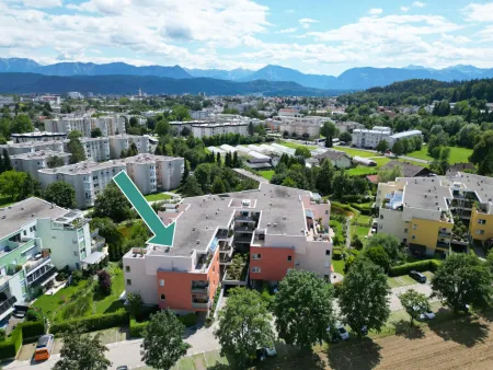 94 m² Wohnkomfort über den Dächern von Klagenfurt - Zwei Terrassen, Wintergarten, Klimaanlage und Schwedenofen
