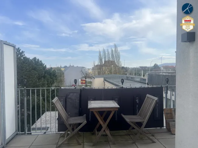 Teil der Terrasse