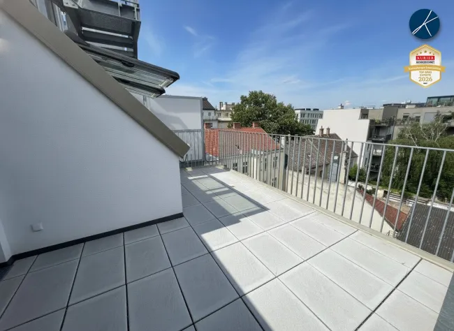 die Terrasse zur Gestaltung