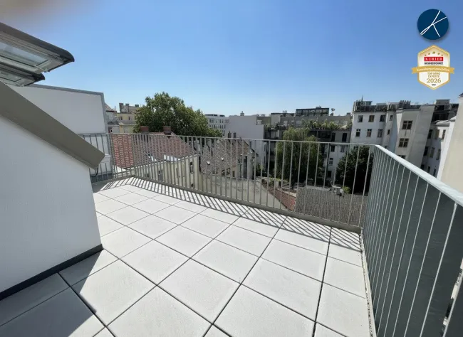 Die ruhige Innenhof-Terrasse