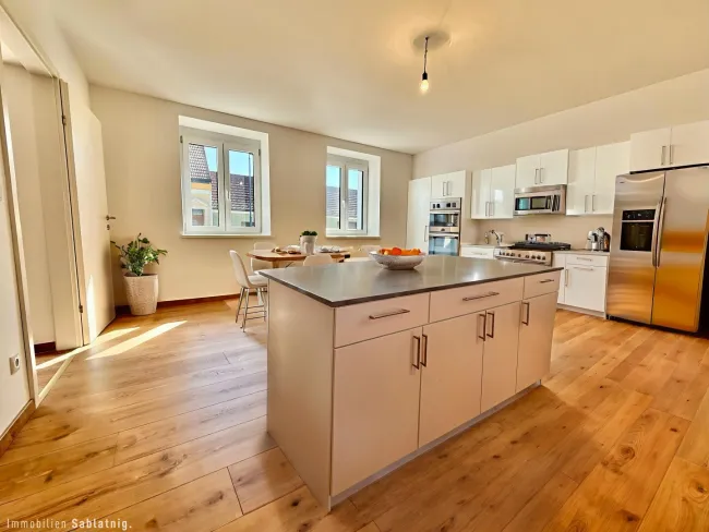 MODERNES EINFAMILIENHAUS in Rabensburg! 4 Zimmer, Garten, Terrasse und Garagen! - Bild