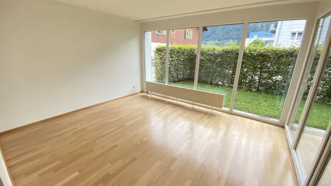 Wohnen im Montafon: Harmonische 2-Zimmer-Gartenwohnung in Schruns zu vermieten! - Bild
