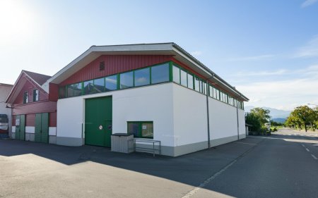 Lager- bzw. einfache Werkstatthalle 350m² mit 3 Stellplätzen in Lustenau, Vorarlberg!