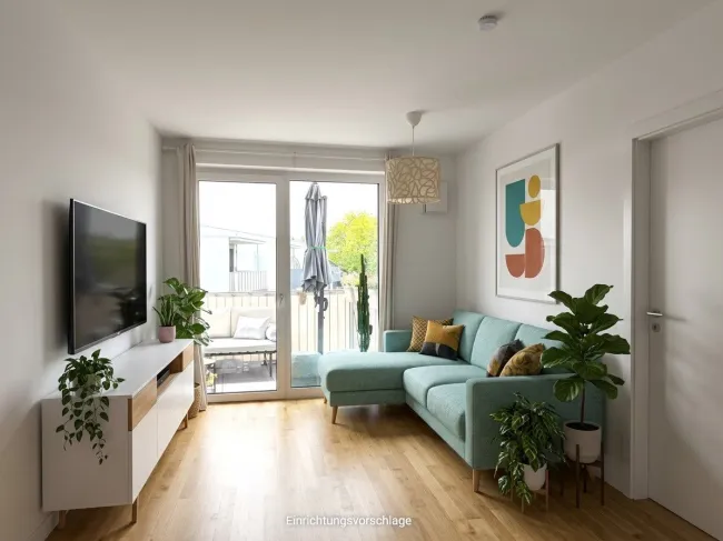 helle 3 Zimmerwohnung mit Balkon in Wels - Bild
