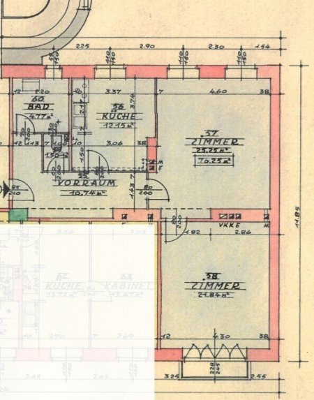 Vorgarten: Gemütliche Balkonwohnung + Idealer Grundriss + Sonniges Wohnzimmer + Teilbar auf 2-3 Zimmer