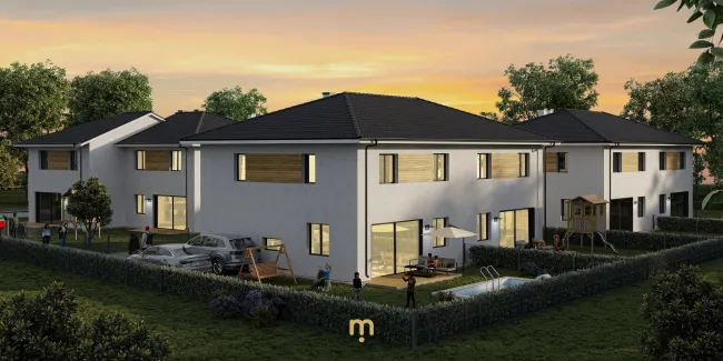 Leistbares Wohnen in Langenzersdorf – Moderne Doppelhaushälfte in hochwertiger Ausführung - Bild