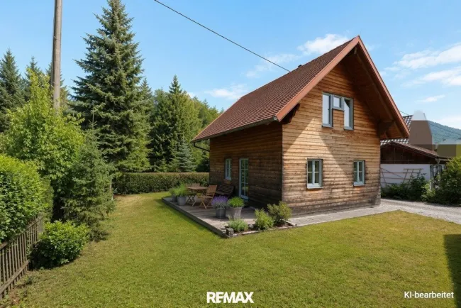 Terrasse mit KI aufgehübscht