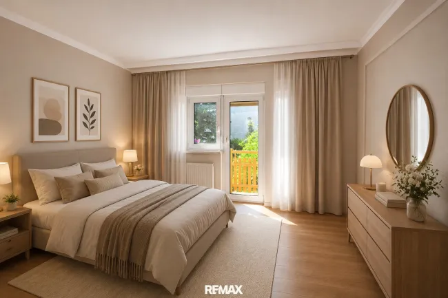 Schlafzimmer – virtuell eingerichtet
