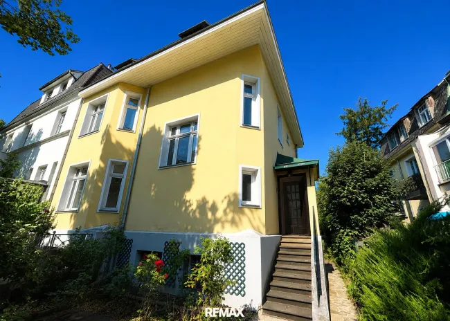 Gartenseitige Hausansicht