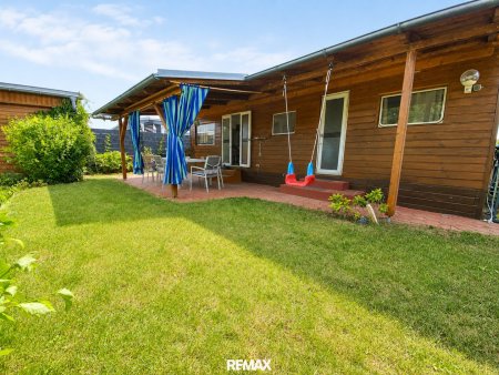 Seeparadies – voll ausgestattetes Mobilheim auf ca. 120 m² Pachtgrund, Garten, Terrasse