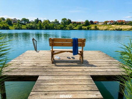 Seeparadies – voll ausgestattetes Mobilheim auf ca. 120 m² Pachtgrund, Garten, Terrasse