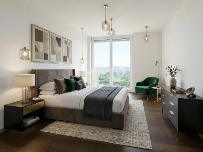 Möblierungsvorschlag Schlafzimmer (KI-generiert)